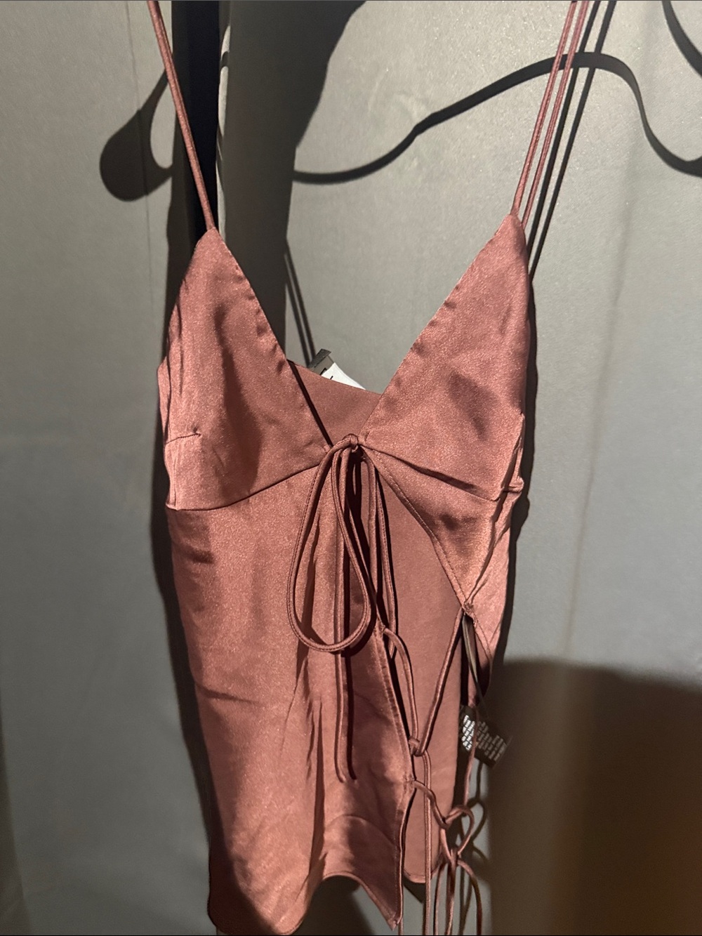 Mariah Cami Top in Brown - Picture 2 of 4